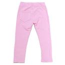 Pink Knit Jeggings Pale Pink-2
