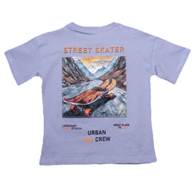 Front And Back Print T Shirt - 0