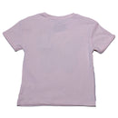 Pink Butterfly Sequins At Chest T Shirt Pale-2