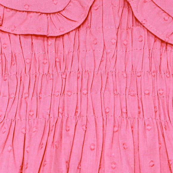 Peterpan Dobby Blouse Coral Pale