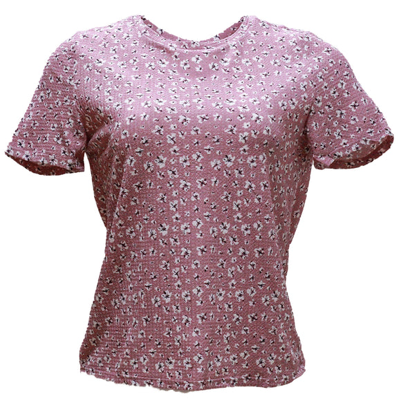 All Over Print Textured T-Shirt