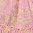 Peach Floral Aop Tiered Dress-3