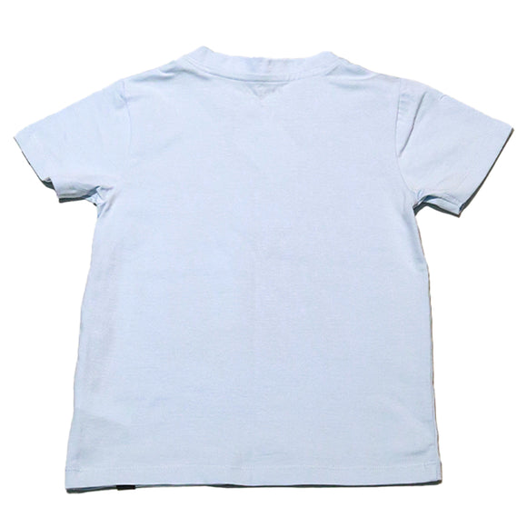 Blue Short Sleeve Graphic Tshirt