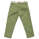 Green Belted Dobby Trouser-3