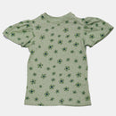 Aop Shorts Tshirt Set Green-2