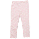 Applique Peplum Jersey Top With Aop Legging Orange-4