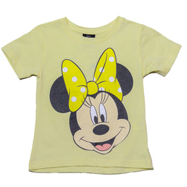 Yellow Minnie Pj Sets - 0