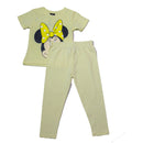 Yellow Minnie Pj Sets-1