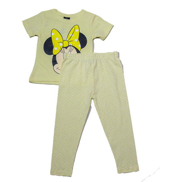 Yellow Minnie Pj Sets