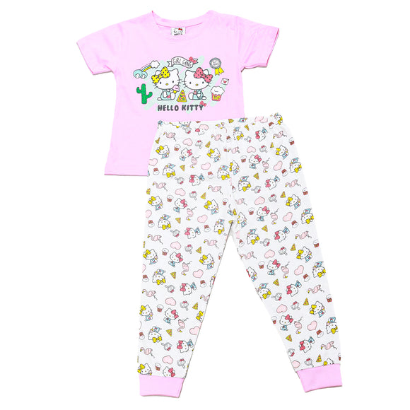 Pink Hello Kitty Pj Sets
