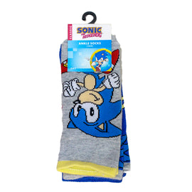 3 Pack Sonic Socks Assorted