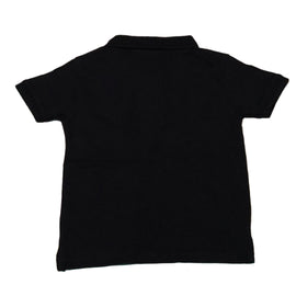 Black Mandarin Collar Polo Shirt - 0