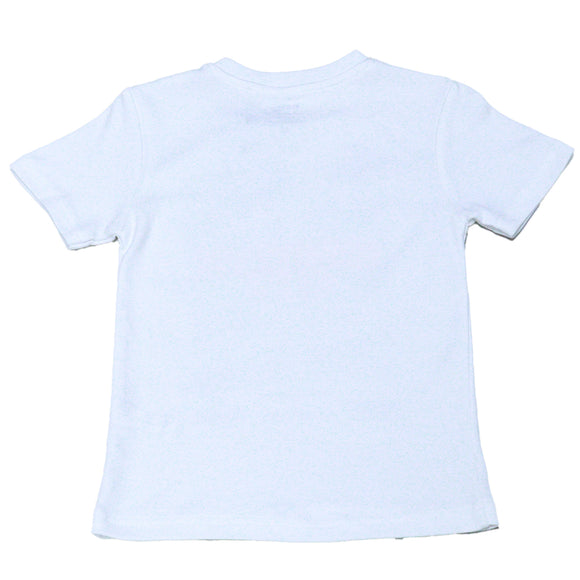 White Brooklyn Print Short Tee And Long Pyjama Set White