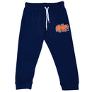 White Brooklyn Print Short Tee And Long Pyjama Set White-4