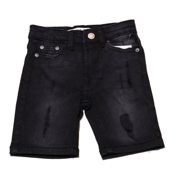 Black Rip Repair Shorts REDTAG