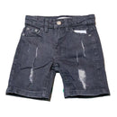 Grey Rip Repair Shorts-1
