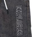 Grey Loose Fit Explorer Jogger-3