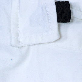 White Cargo Pocket Knitted Dneim Jogger - 0