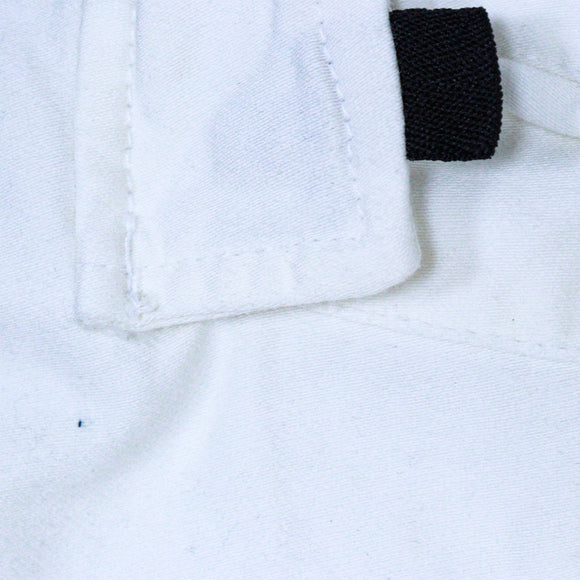 White Cargo Pocket Knitted Dneim Jogger