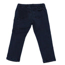 Black Paneled Pull On Jeans Black-3