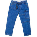 Wash Paneled Pull On Jeans-1