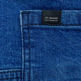 Wash Paneled Pull On Jeans - 0