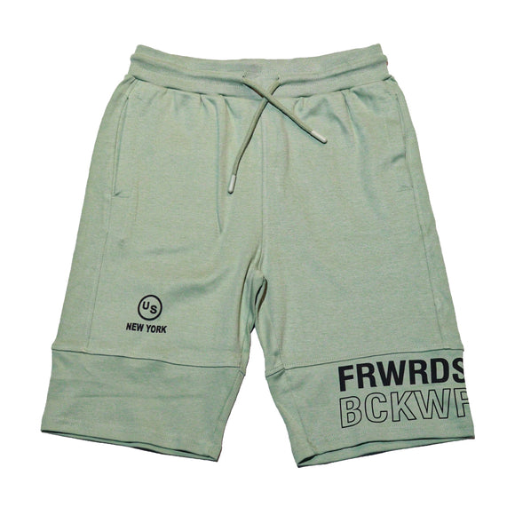 Mint Cut And Sew Active Shorts