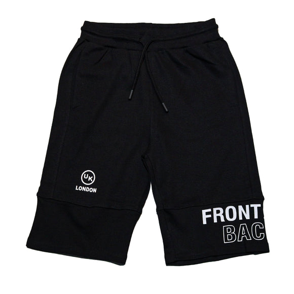 Black Cut And Sew Active Shorts