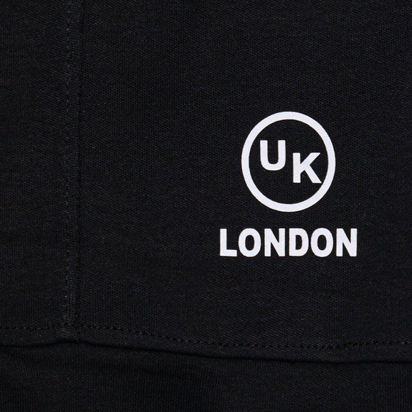 Black Cut And Sew Active Shorts