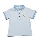 Sky Blue Jacquard Polo Shirt Sky-1