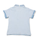 Sky Blue Jacquard Polo Shirt Sky-2