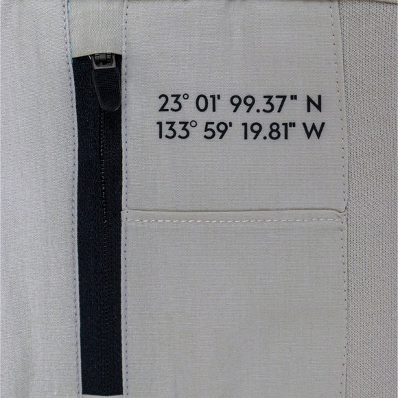 Grey Interlock Drop Shoulder T Shirt Mid Grey