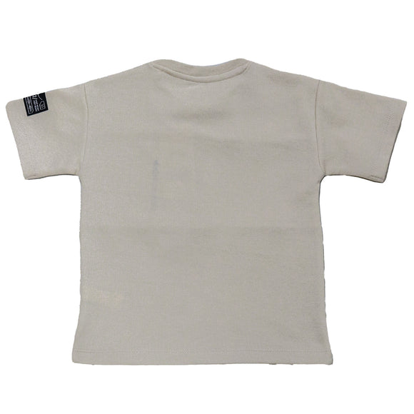 Grey Interlock Drop Shoulder T Shirt Mid Grey