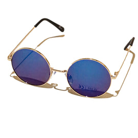 Blue Round Revo Lenses Sunglasses