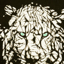 Black Cheetah Face Short Sleeve Graphic Tee-2