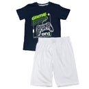 Navy Gameon Graphic Night Suit Navy-1
