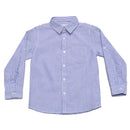 Blue Long Sleeve Stripe Shirt Blue-1