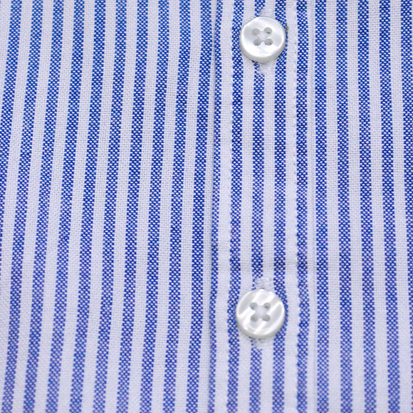 Blue Long Sleeve Stripe Shirt Blue