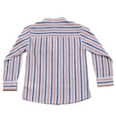 Red Long Sleeve Stripe Shirt Red-4