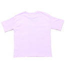 Purple Girly Print Oversize With Rhinestone T Shirts Purple-3