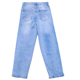 Light Wash Baggy Jeans Light Wash - 0