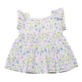 Ivory Embroidery Yoke Blouse - 0