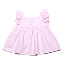 Yellow Embroidery Yoke Blouse-2