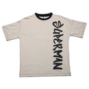 Beige Superman Front And Back Print Tee-1