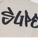 Beige Superman Front And Back Print Tee-3