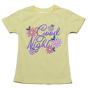 Yellow Placement Print Pj Sets-2