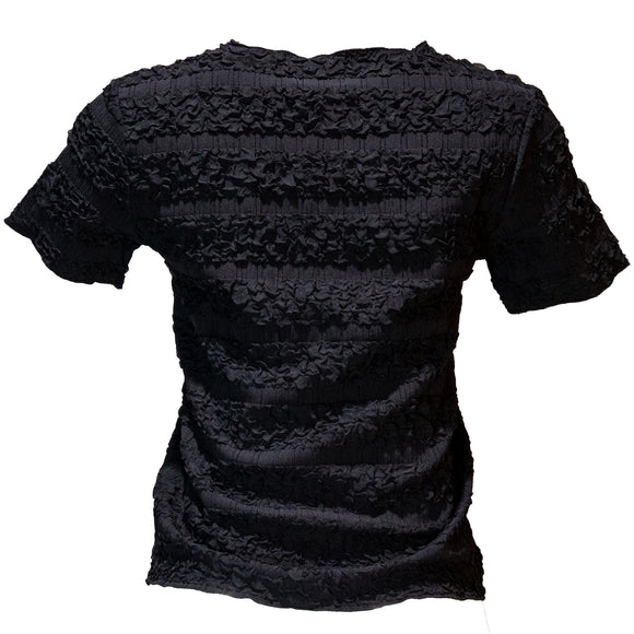 Black Textured T