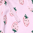 Pink Strawberry All Over Print Active Pant-3