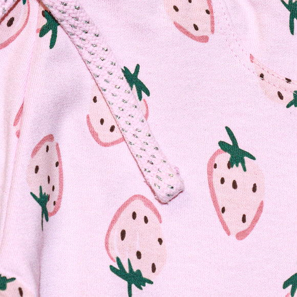 Pink Strawberry All Over Print Active Pant
