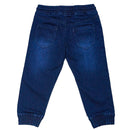 Dark Wash Knit Denim Jogger-3